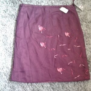 Brown Skirt AMANDA SMITH size L